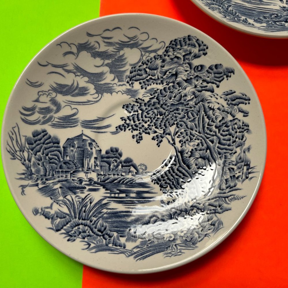 Lot of 2 Wedgewood Countryside Saucers